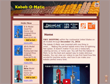 Tablet Screenshot of kababomatic.com